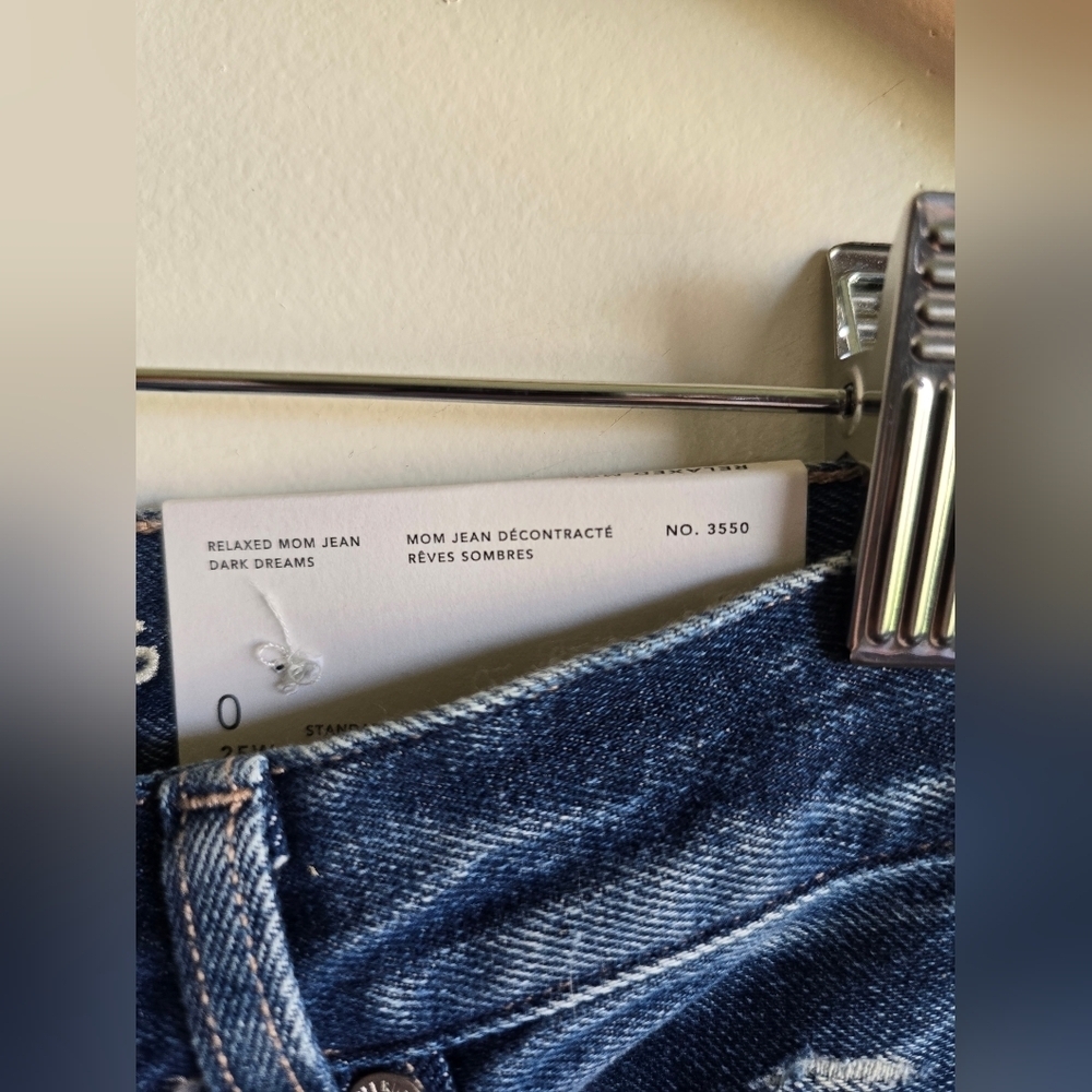 NWT! American Eagle, Relaxed Mom Jean On Dark Dreams, Multiple Sizes- NEW! - Picture 13 of 16